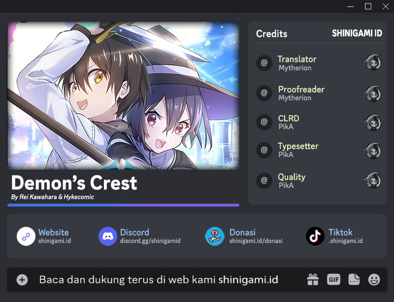 Baca Komik Demons’ Crest Chapter 19 Gambar 1