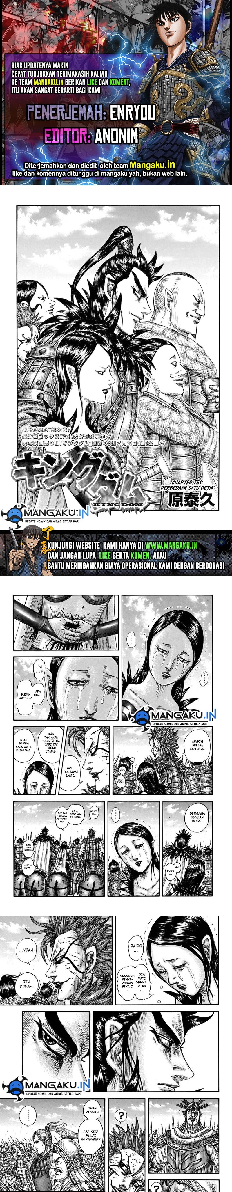 Baca Komik Kingdom Chapter 751 Gambar 1