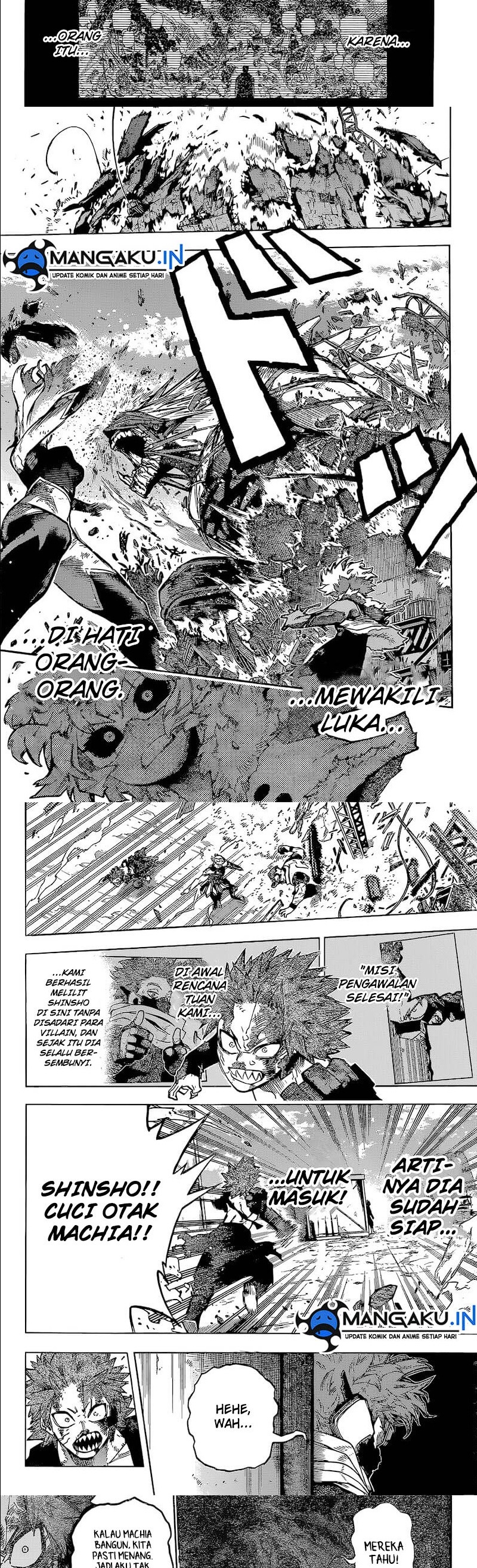 Boku no Hero Academia Chapter 383 Gambar 3