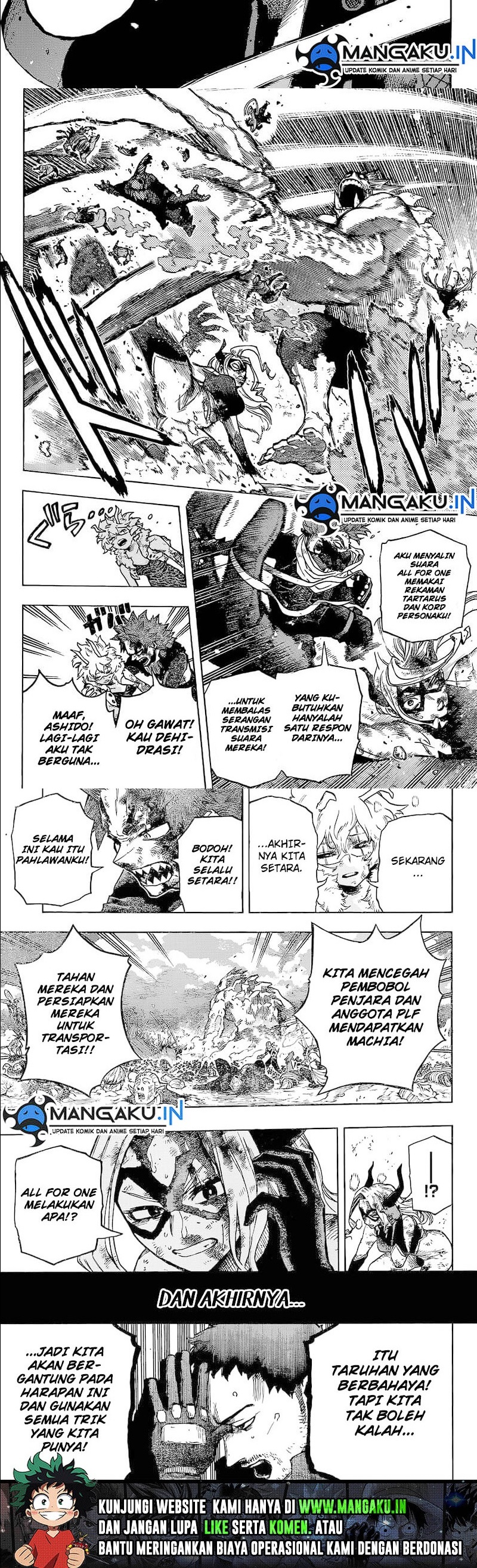 Boku no Hero Academia Chapter 383 Gambar 7