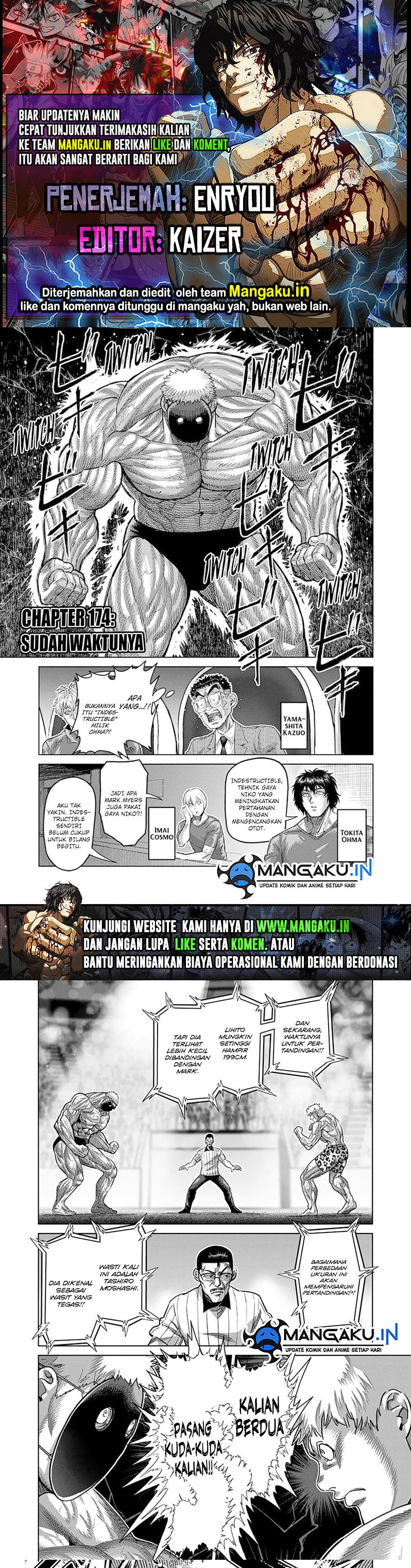 Baca Komik Kengan Omega Chapter 174 Gambar 1