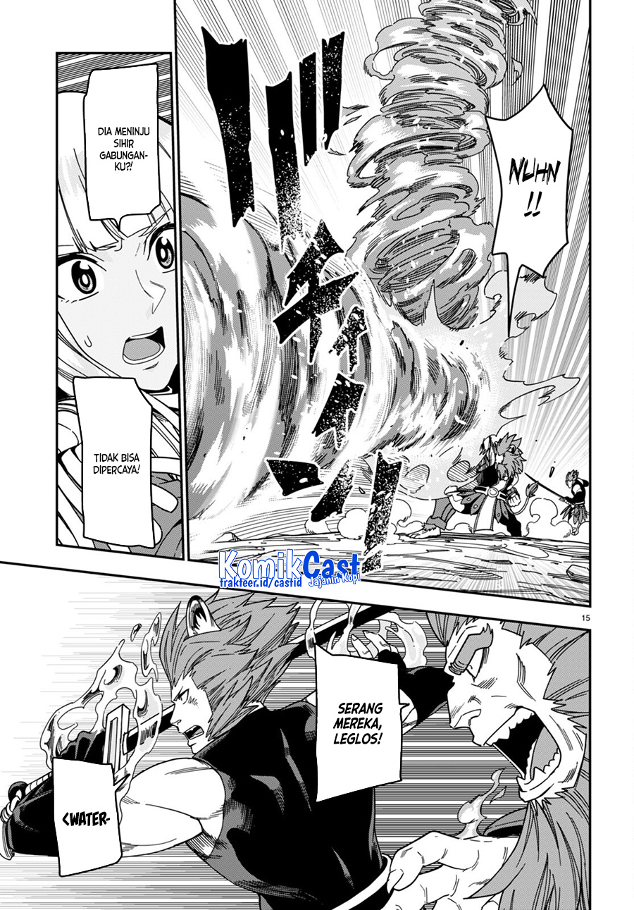 Konjiki no Moji Tsukai: Yuusha Yonin ni Makikomareta Unique Cheat Chapter 89 Gambar 15