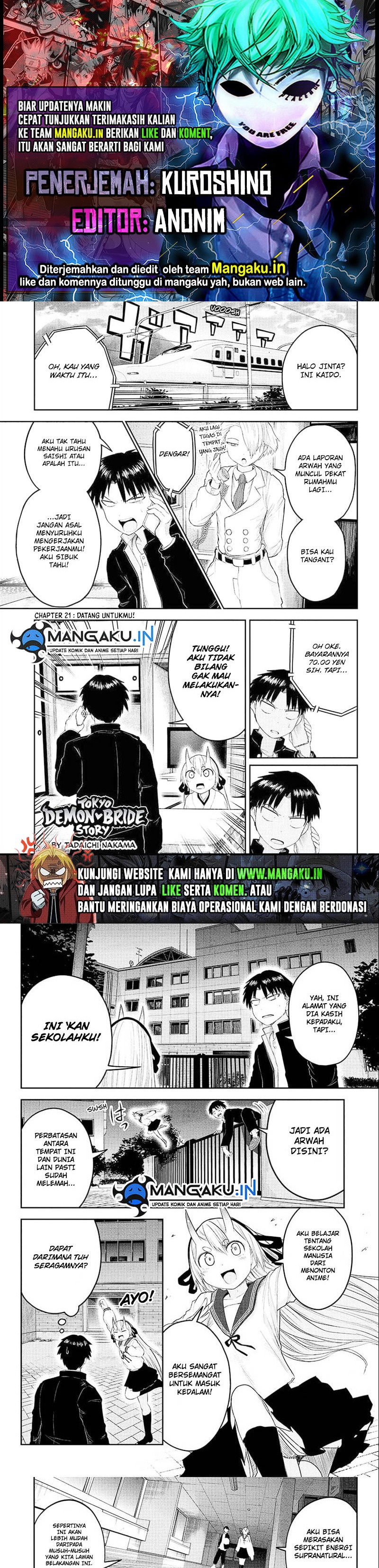 Baca Komik Dai Tokyo Oniyome-den Chapter 21 Gambar 1