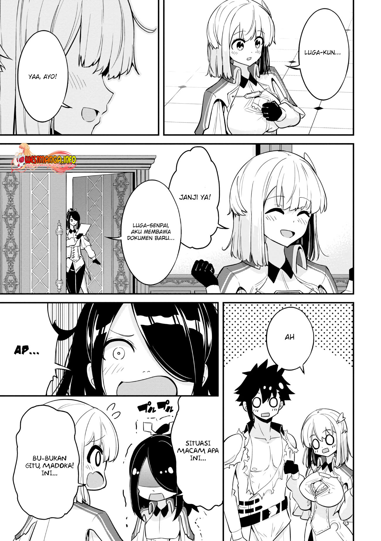 Seikishi ni Natta kedo Danchou no Oppai ga Sugosugite Kokoro ga Kiyomerarenai Chapter 13 Gambar 11