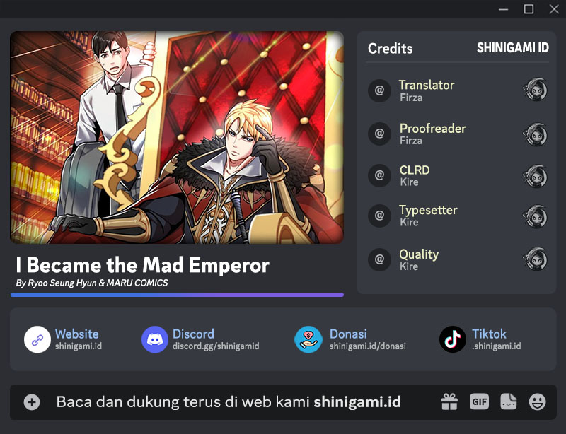 Baca Komik I Became the Mad Emperor Chapter 31 Gambar 1