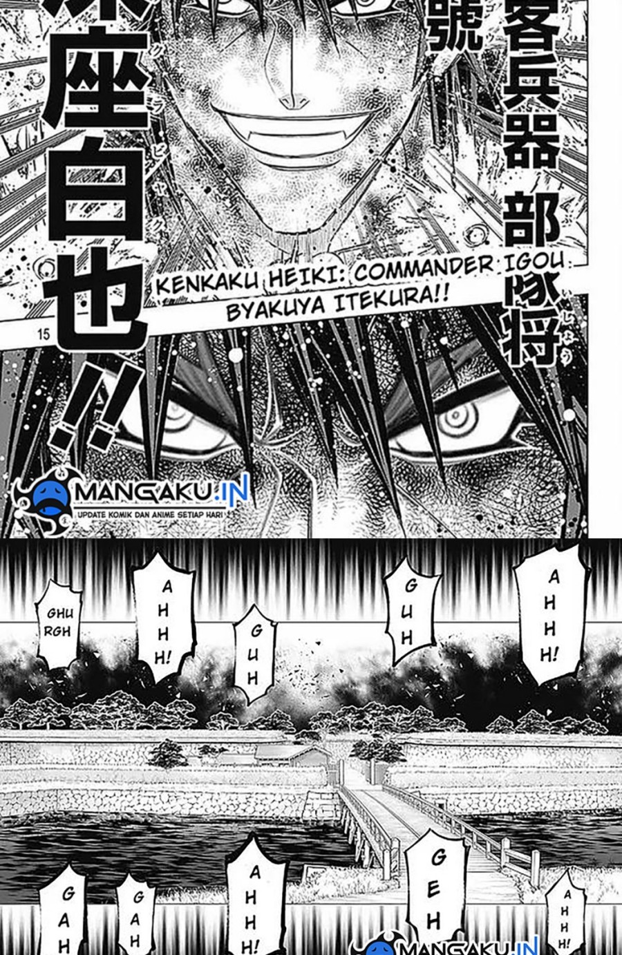 Rurouni Kenshin: Meiji Kenkaku Romantan – Hokkaido-hen Chapter 50 Gambar 14