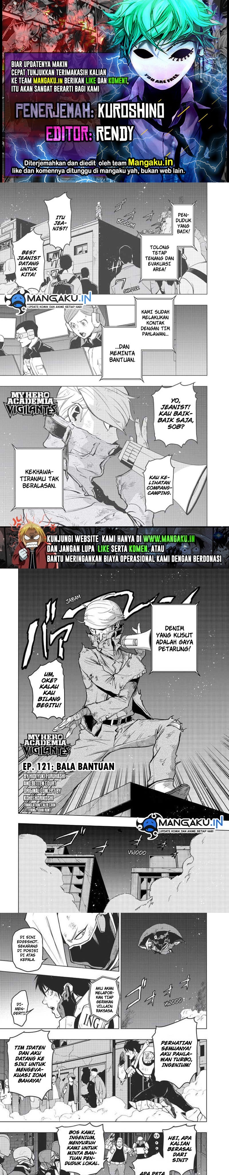 Baca Komik Vigilante: Boku no Hero Academia Illegal Chapter 121 Gambar 1