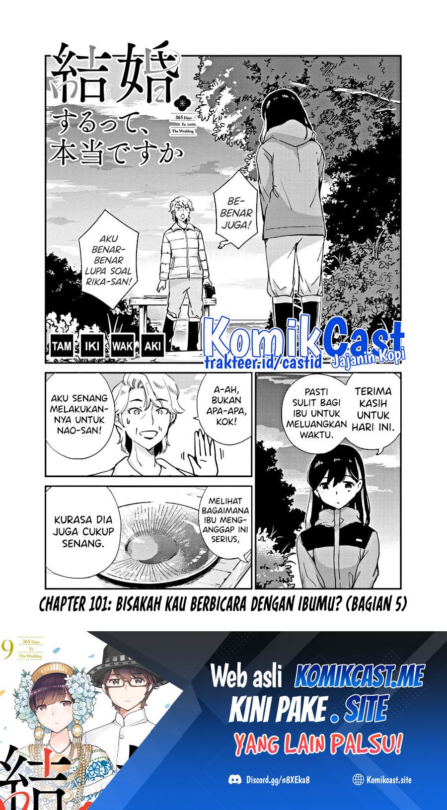 Baca Manga Kekkon Surutte, Hontou Desu Ka? Chapter 101 Gambar 2