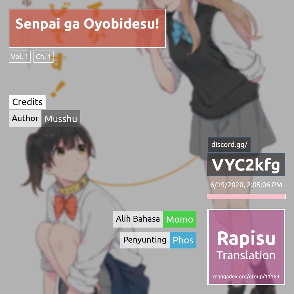 Baca Komik Senpai ga Oyobidesu! Chapter 1 Gambar 1