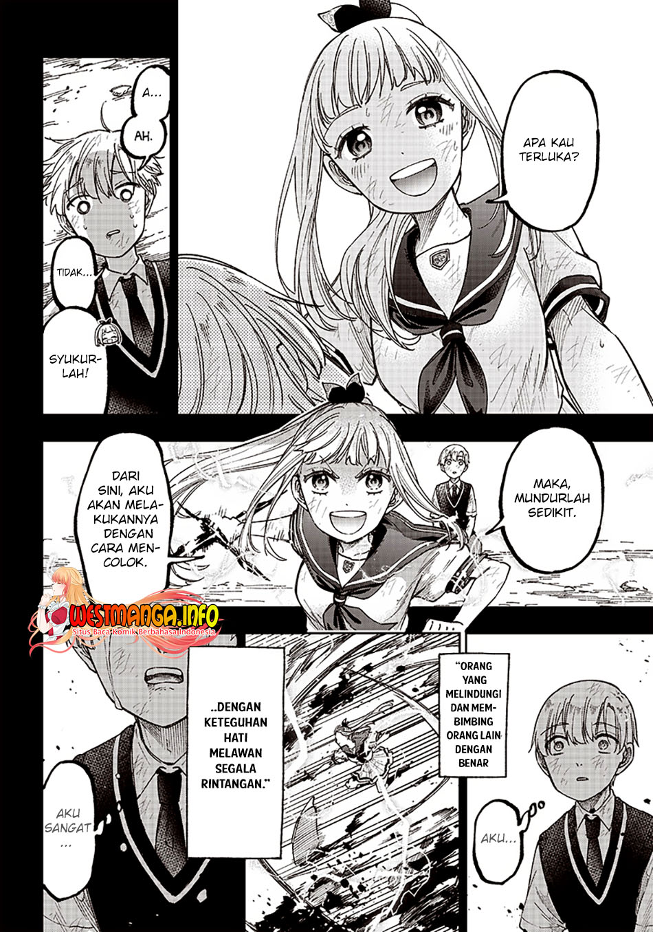 Kyuuseishu MESHIA ~Isekai wo sukutta moto yuusha ga mamono no afureru genjitsu sekai wo musou suru~ Chapter 13 Gambar 15