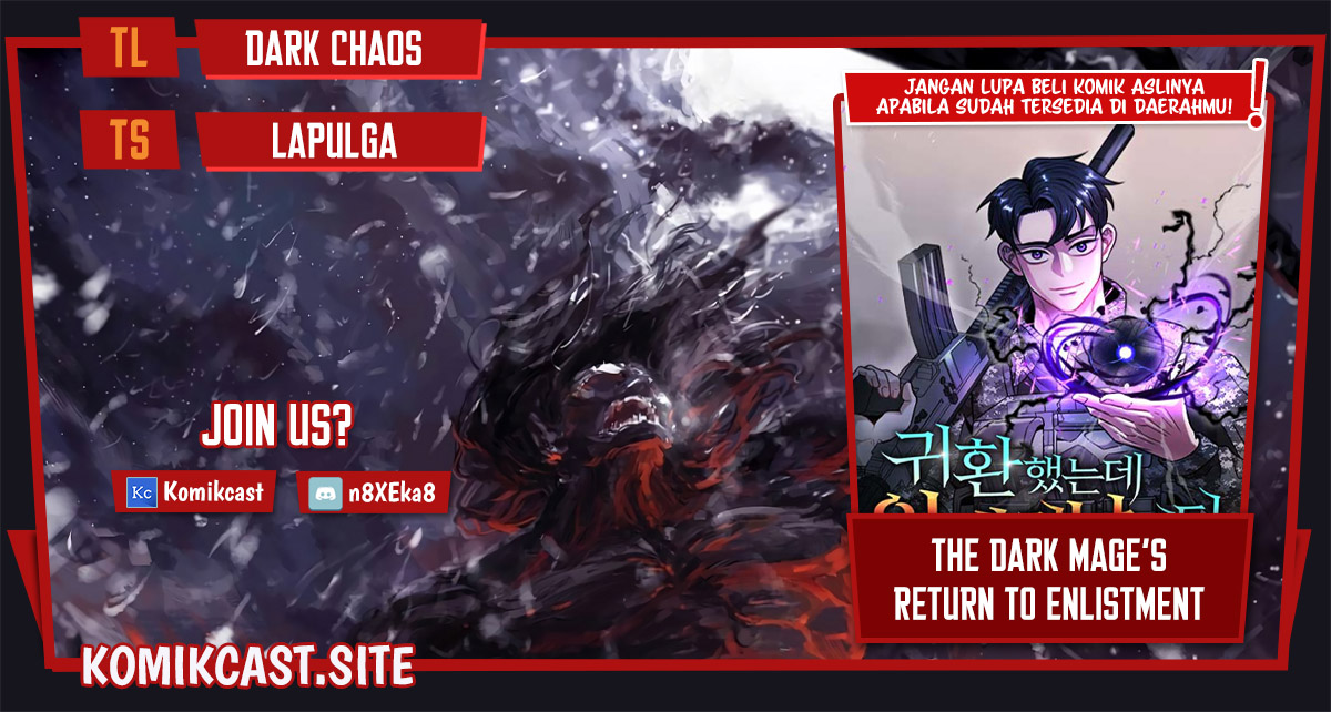 Baca Komik The Dark Mage’s Return to Enlistment Chapter 5 Gambar 1