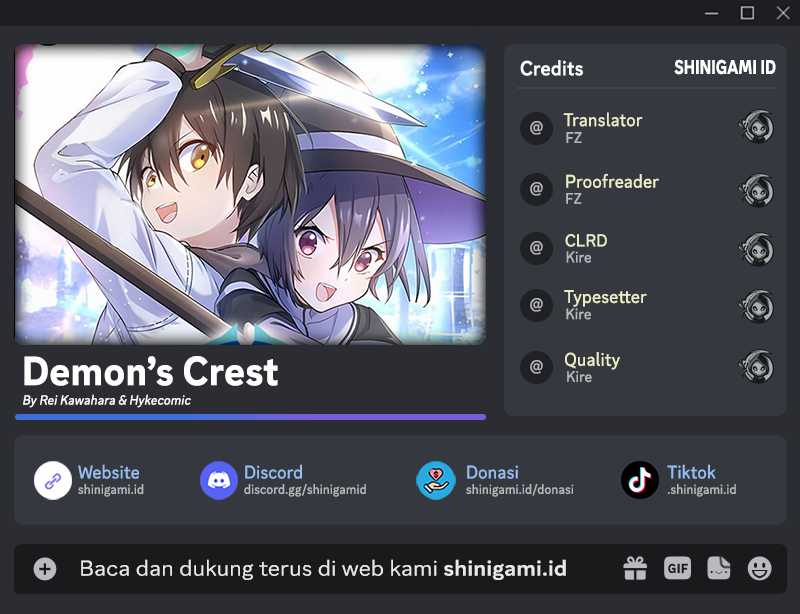 Baca Komik Demons’ Crest Chapter 22 Gambar 1