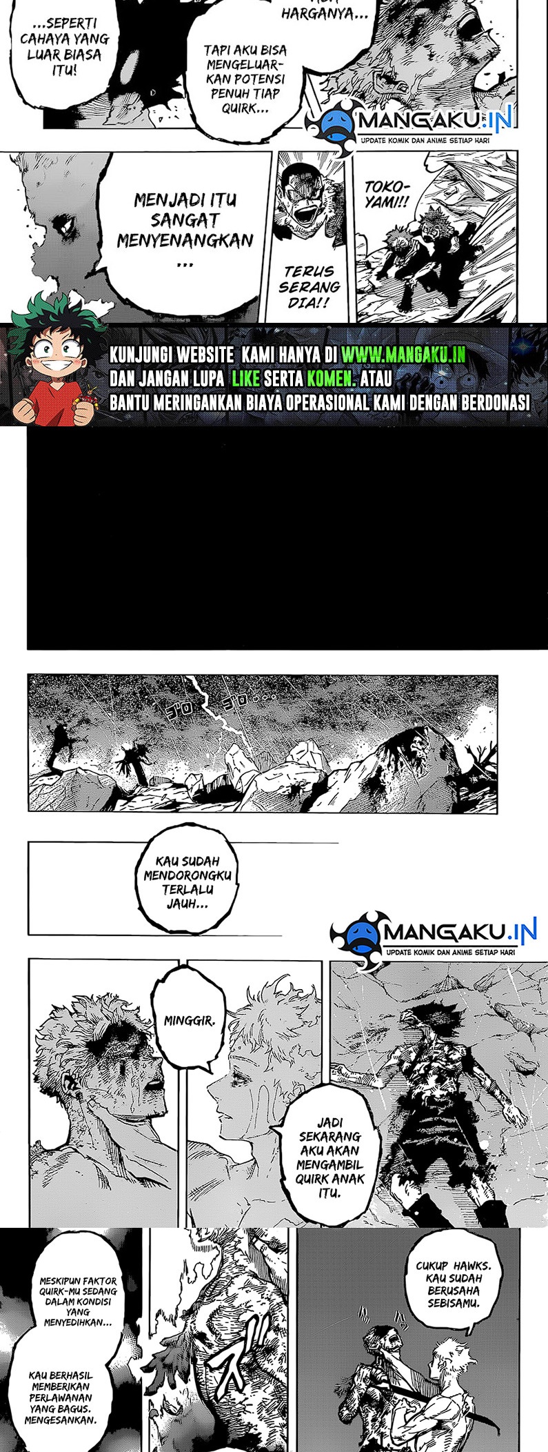 Boku no Hero Academia Chapter 385 Gambar 5