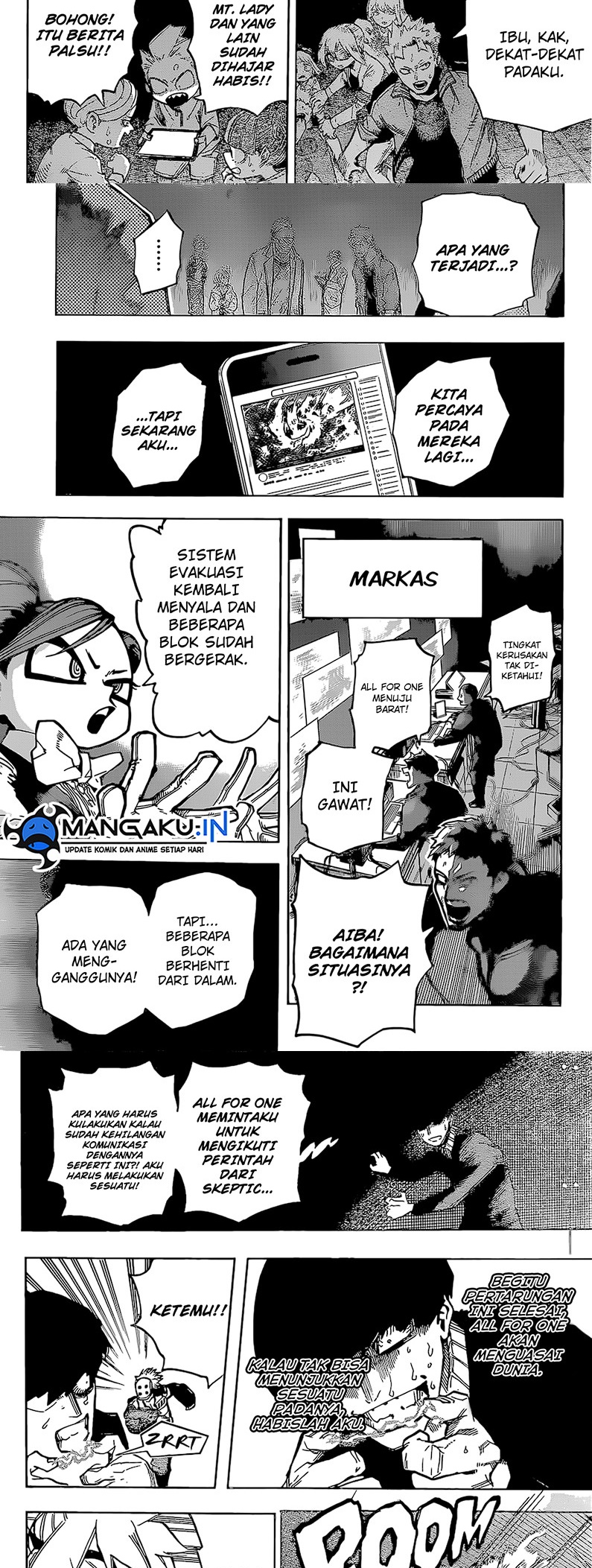 Boku no Hero Academia Chapter 385 Gambar 8