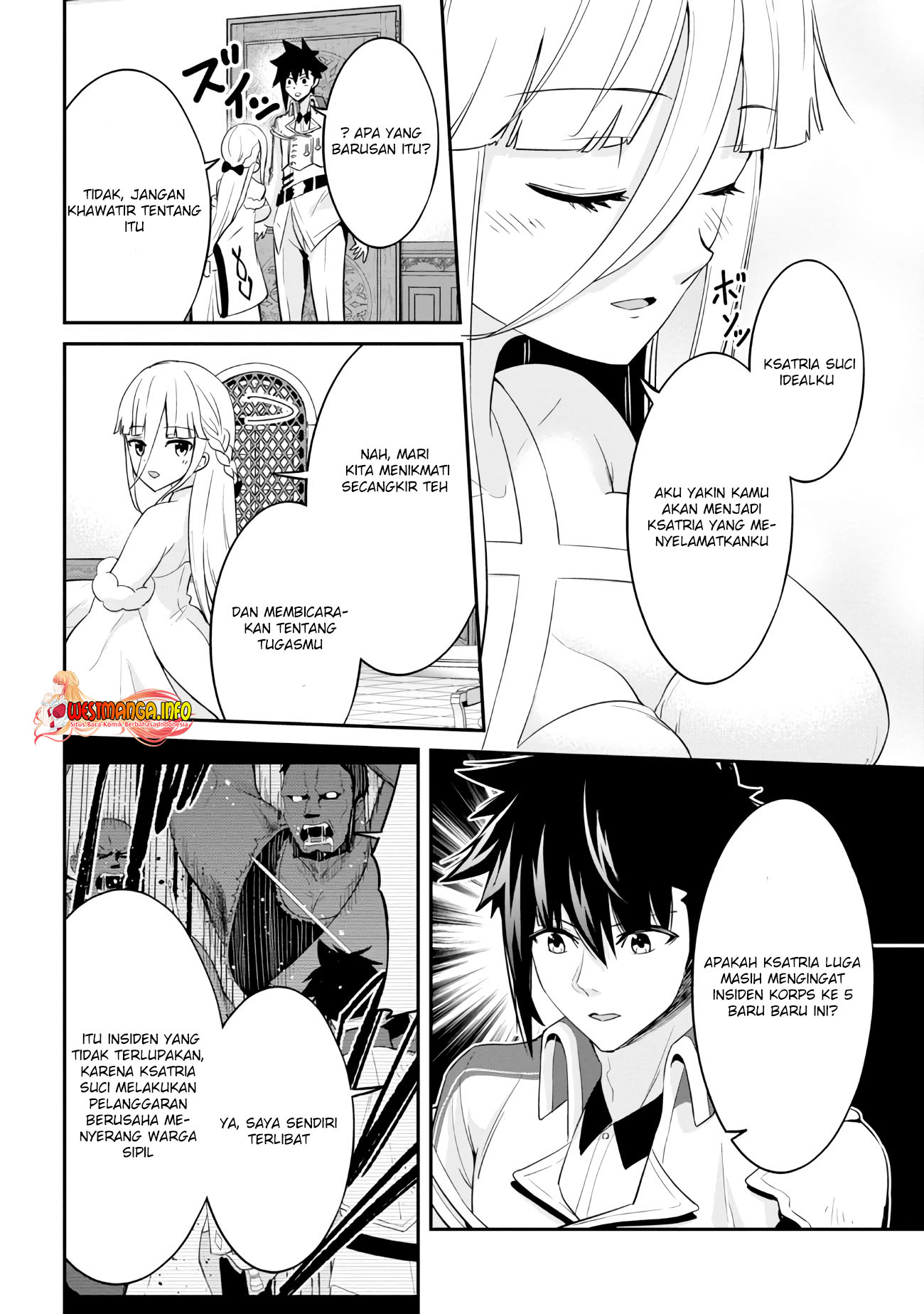 Seikishi ni Natta kedo Danchou no Oppai ga Sugosugite Kokoro ga Kiyomerarenai Chapter 14 Gambar 17