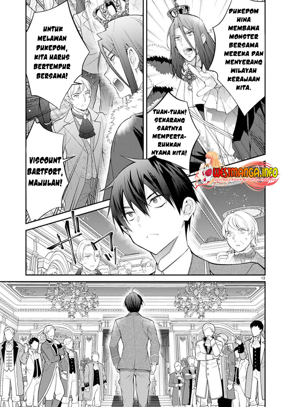 Otome Game Sekai wa Mob ni Kibishii Sekai Desu Chapter 53 Gambar 17