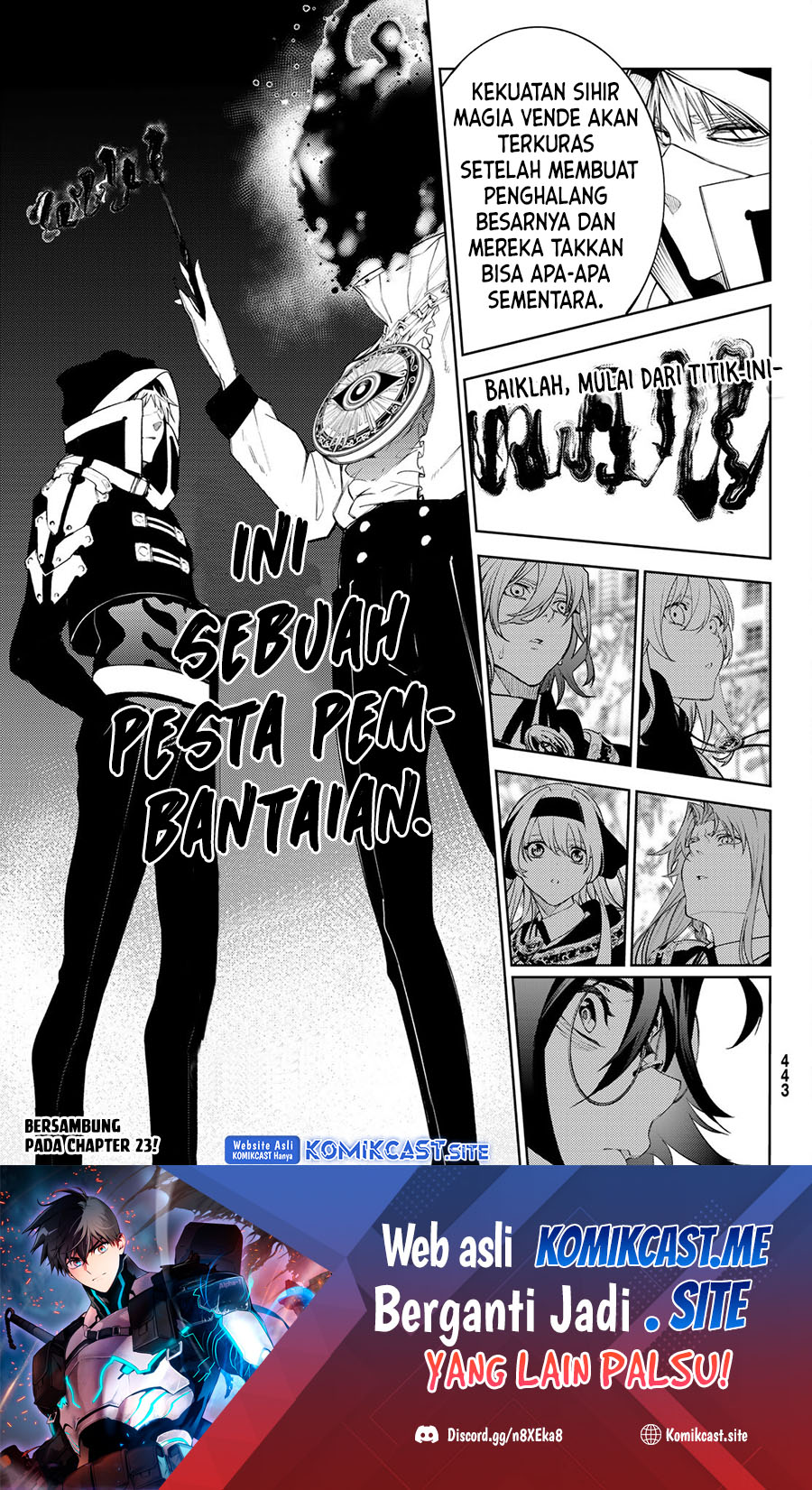 Tsue to Tsurugi no Wistoria Chapter 22 Gambar 43