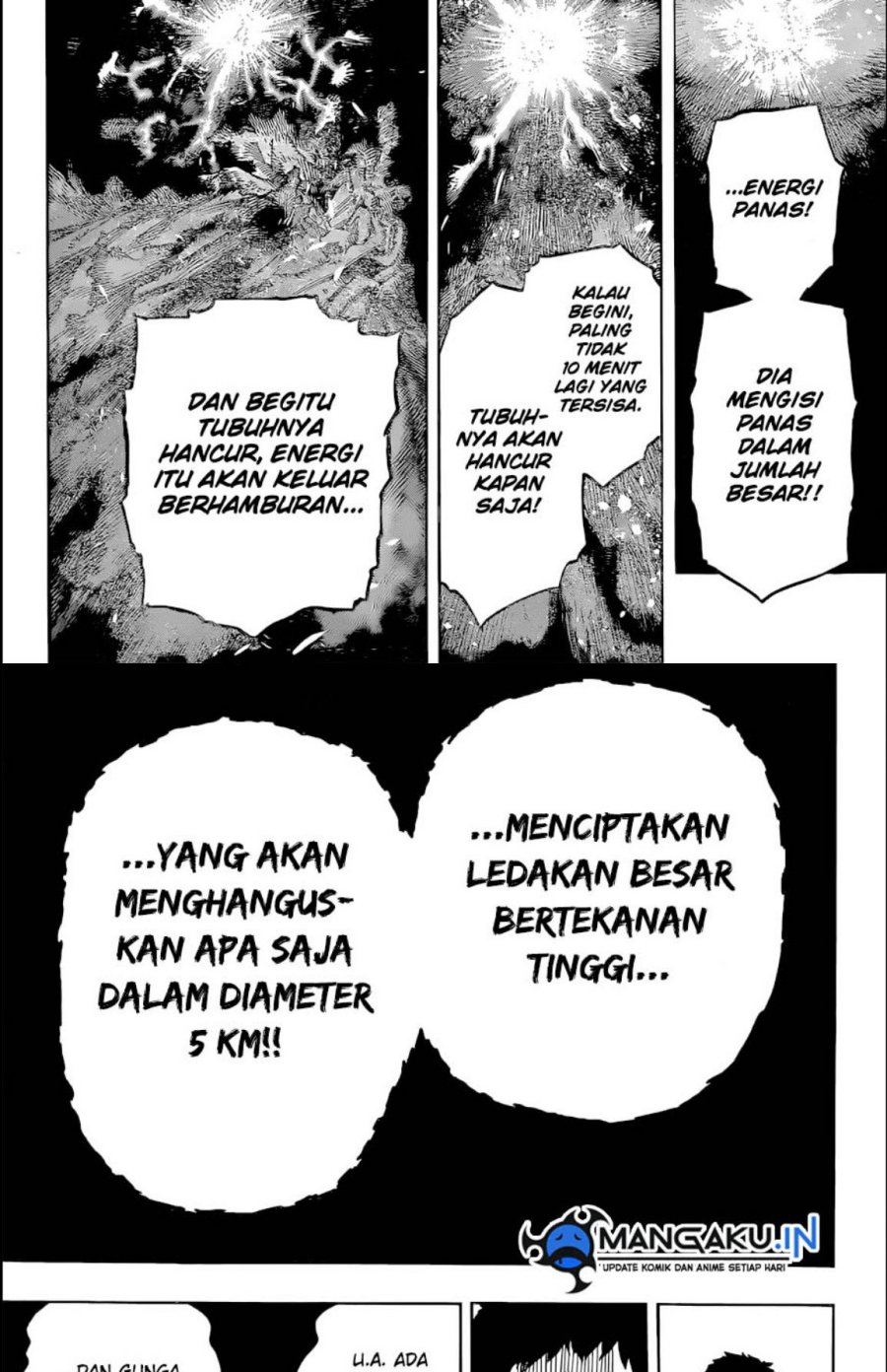 Boku no Hero Academia Chapter 386 Gambar 3