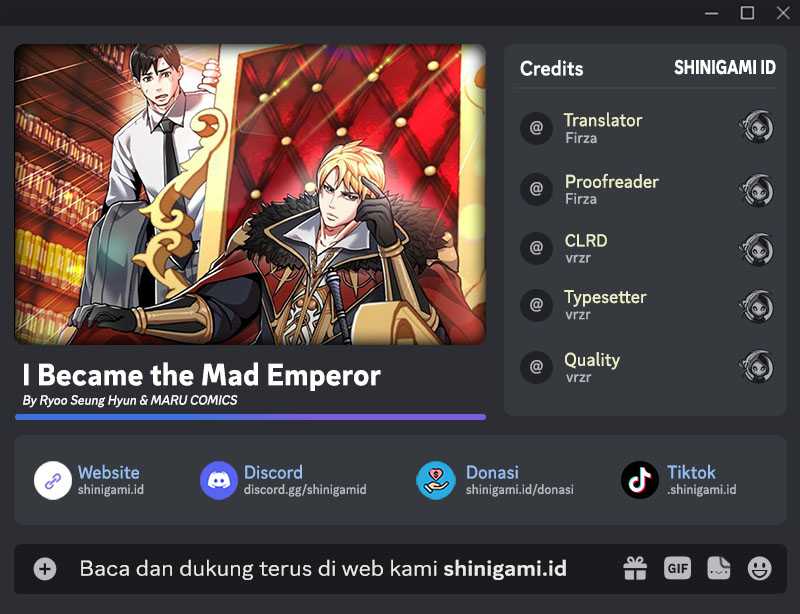 Baca Komik I Became the Mad Emperor Chapter 37 Gambar 1