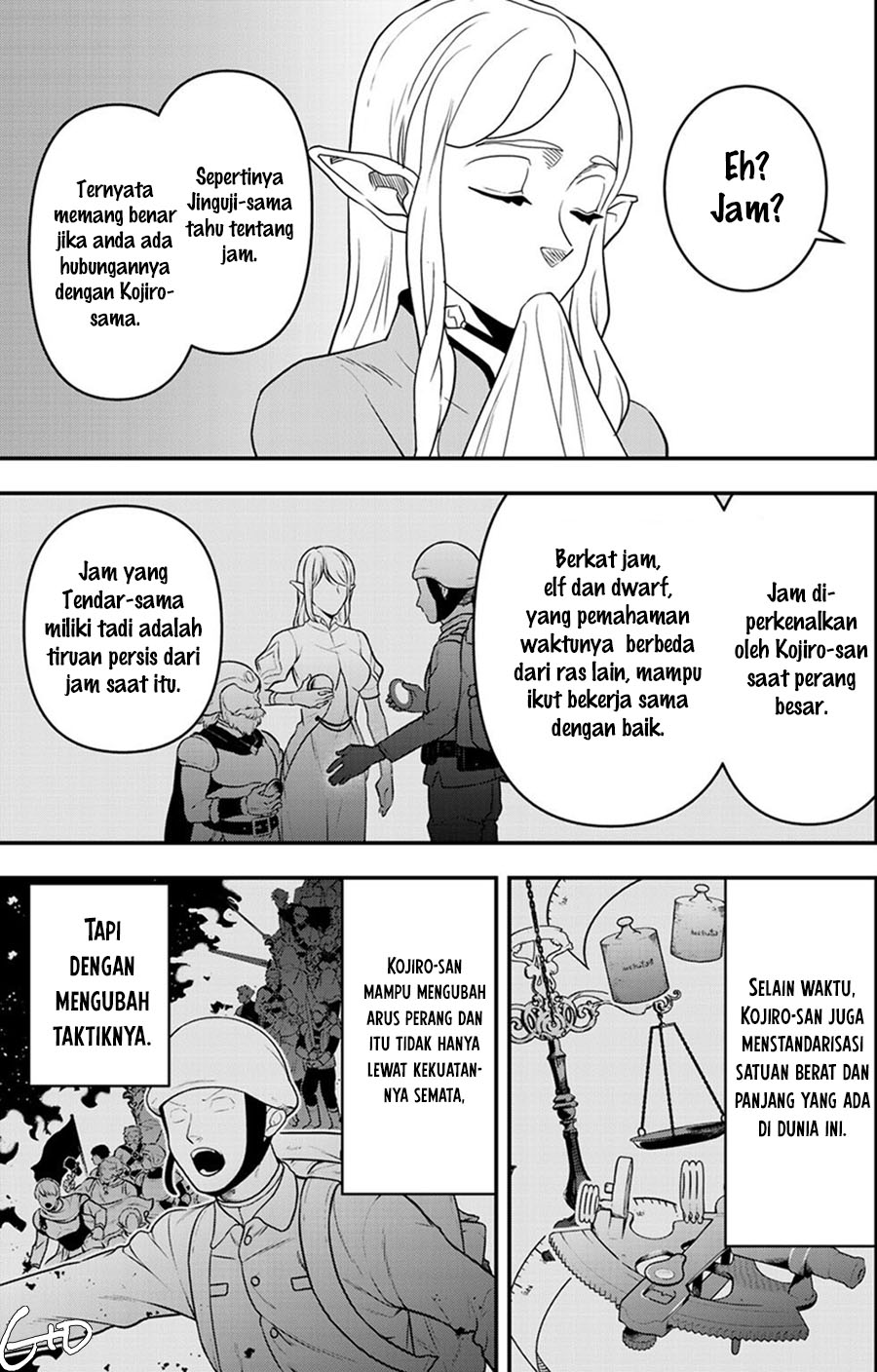 Bocchi Jieikan no Isekai Funsenki Chapter 4 Gambar 9