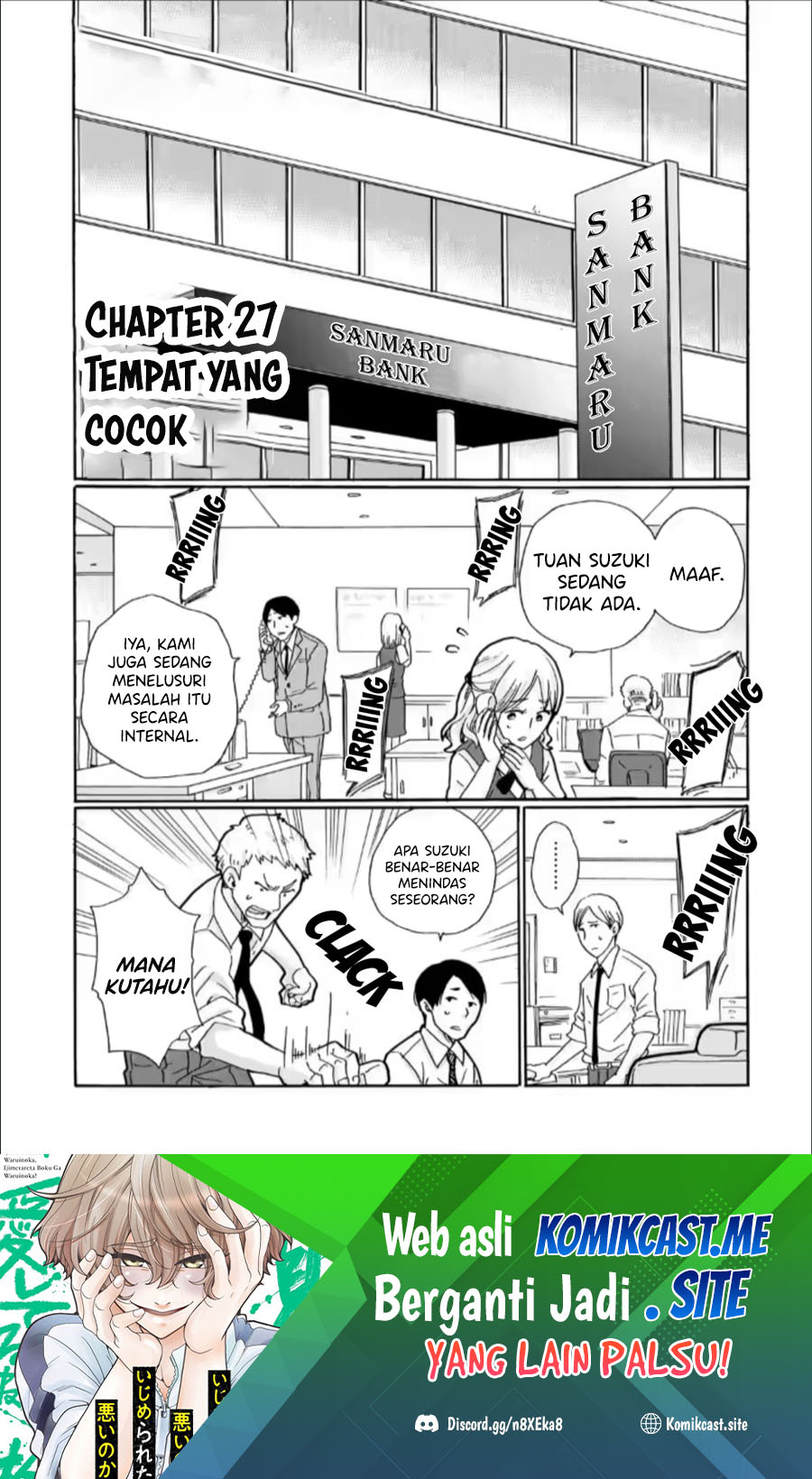 Baca Manga Ijimeru Aitsu ga Waruinoka, Ijimerareta Boku ga Waruinoka? Chapter 27 Gambar 2