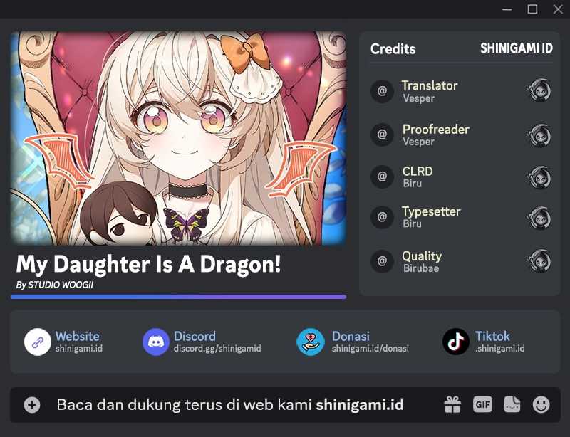 Baca Komik My Daughter Is a Dragon! Chapter 43 Gambar 1
