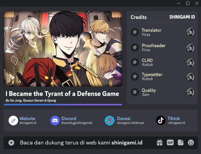 Baca Komik I Became the Tyrant of a Defense Game Chapter 44 Gambar 1