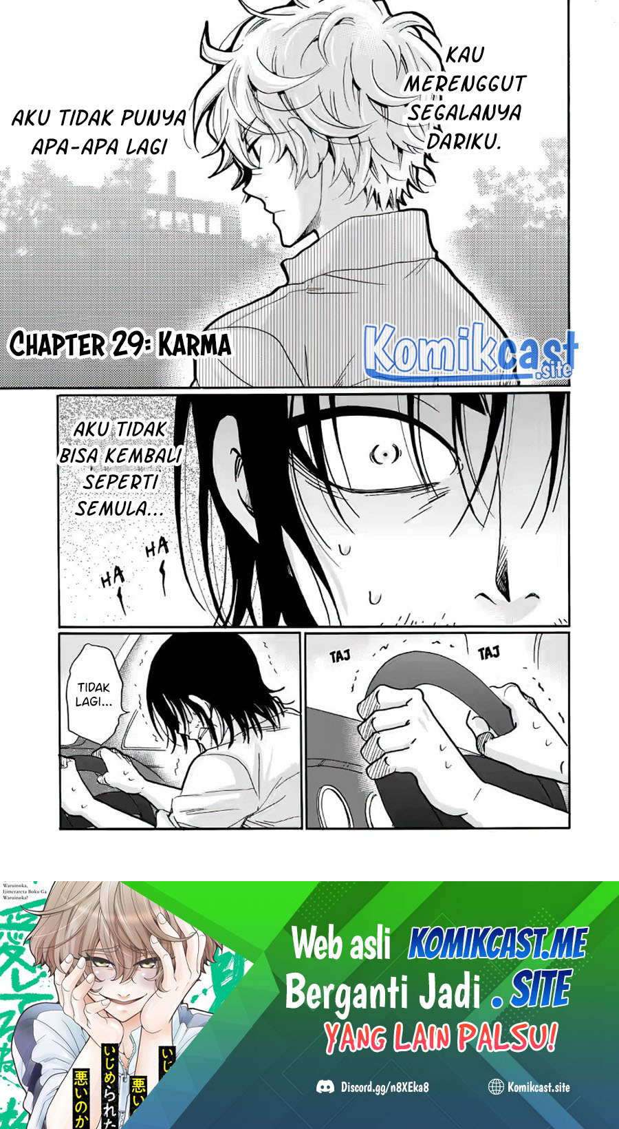 Baca Manga Ijimeru Aitsu ga Waruinoka, Ijimerareta Boku ga Waruinoka? Chapter 29 Gambar 2