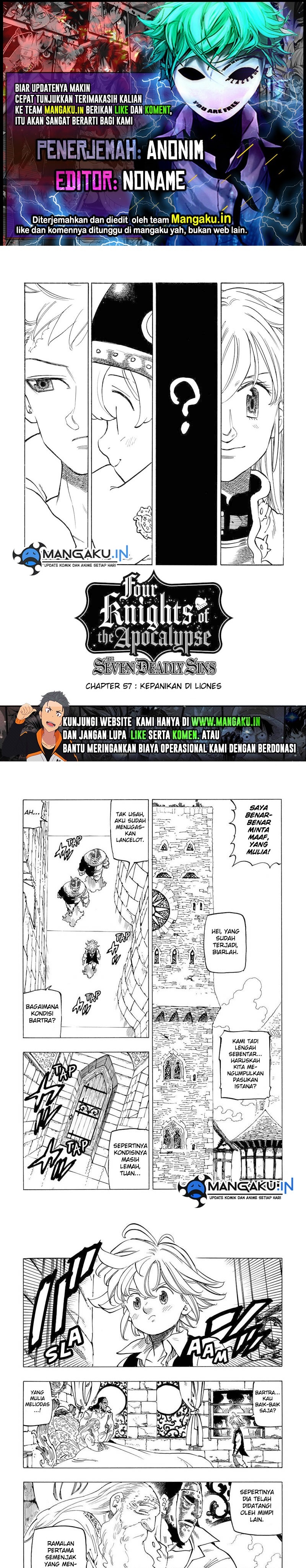 Baca Komik Mokushiroku no Yonkishi Chapter 57 Gambar 1