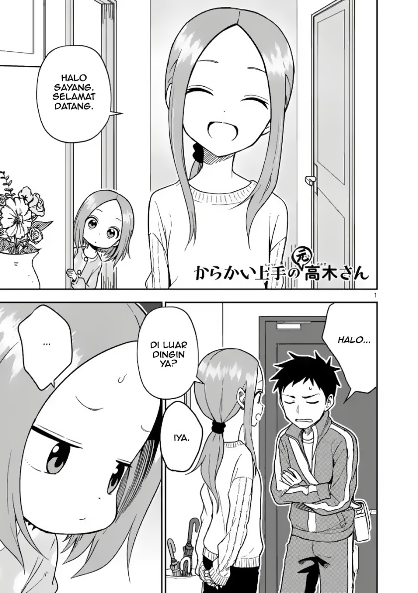 Baca Komik Karakai Jouzu no (Moto) Takagi-san Chapter 165 Gambar 1