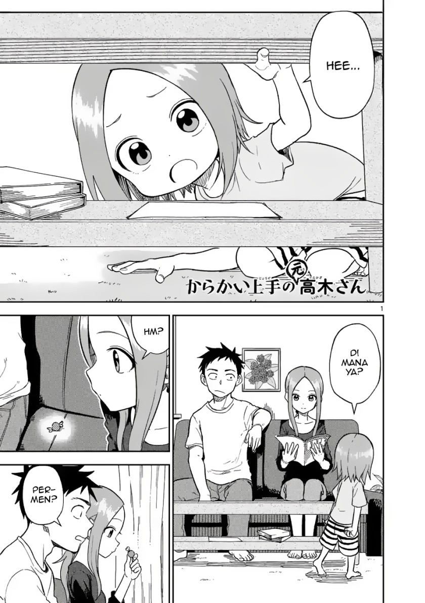 Baca Komik Karakai Jouzu no (Moto) Takagi-san Chapter 157 Gambar 1