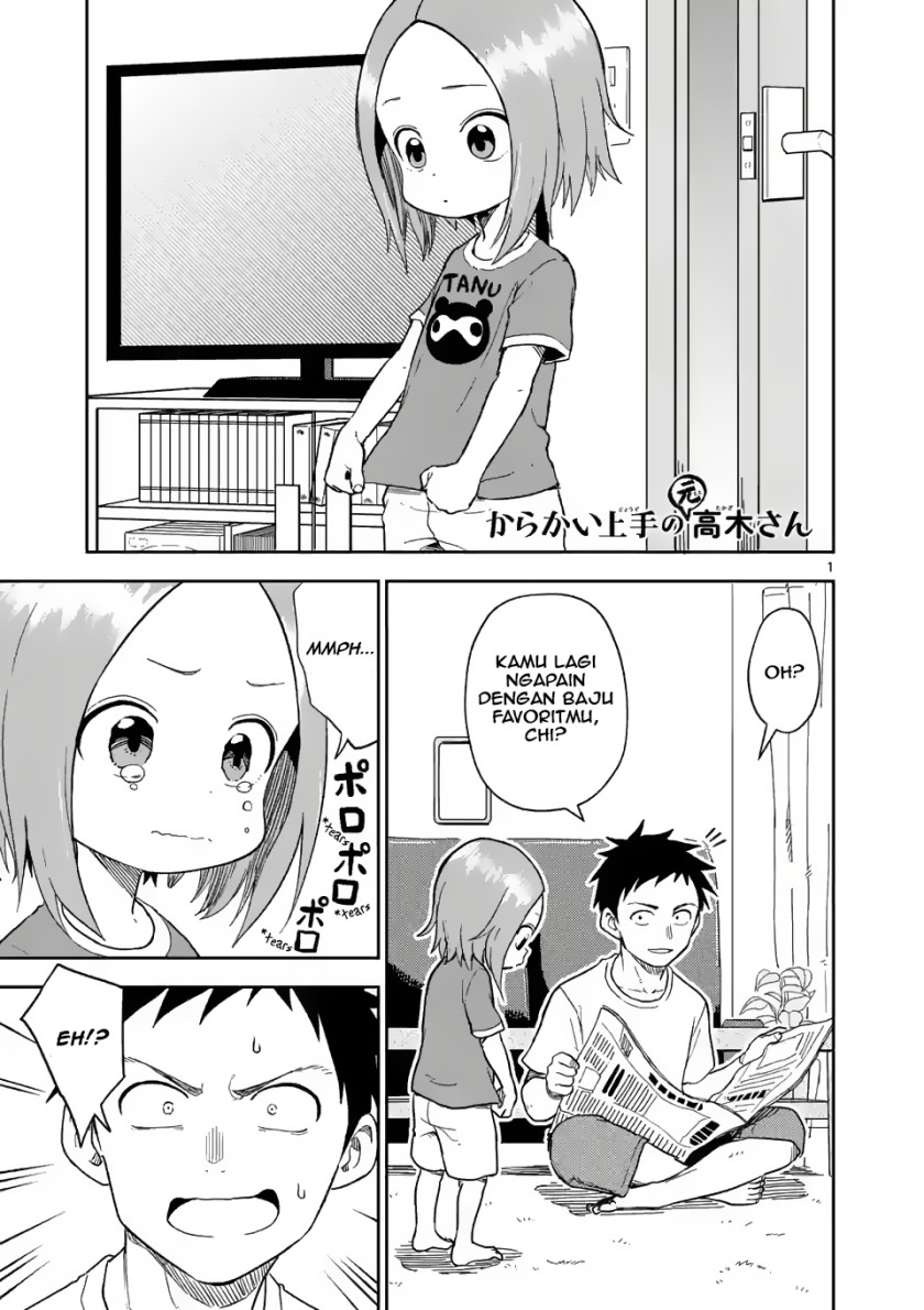 Baca Komik Karakai Jouzu no (Moto) Takagi-san Chapter 156 Gambar 1