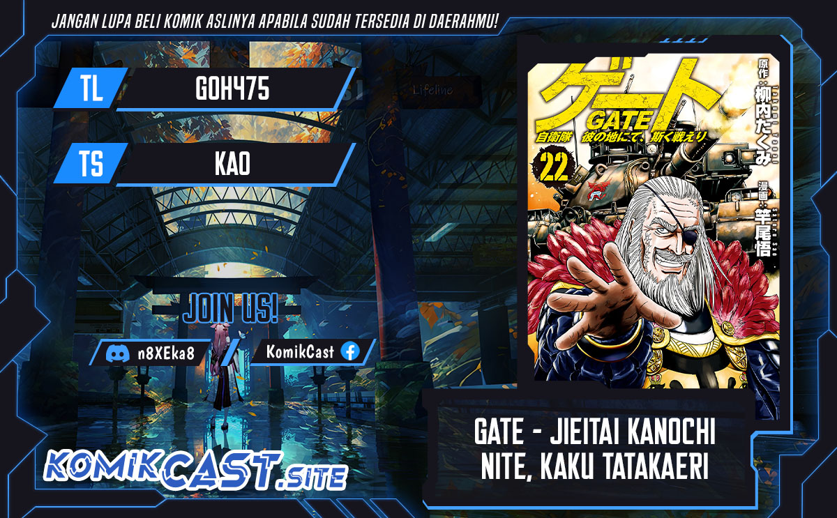 Baca Komik Gate – Jietai Kare no Chi nite Kaku Tatakeri Chapter 122 Gambar 1