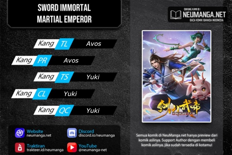 Baca Komik Sword Immortal Martial Emperor Chapter 32 Gambar 1