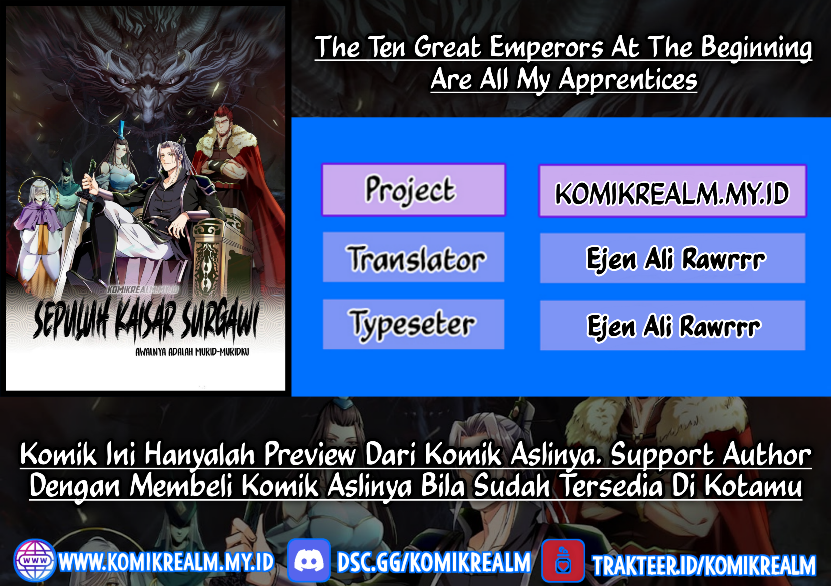 Baca Komik The Ten Great Emperors Are All My Disciples Chapter 20 Gambar 1
