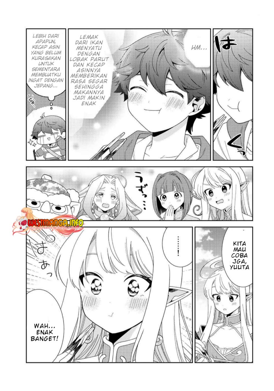 Seirei-tachi no Rakuen to Risou no Isekai Seikatsu Chapter 35 Gambar 16