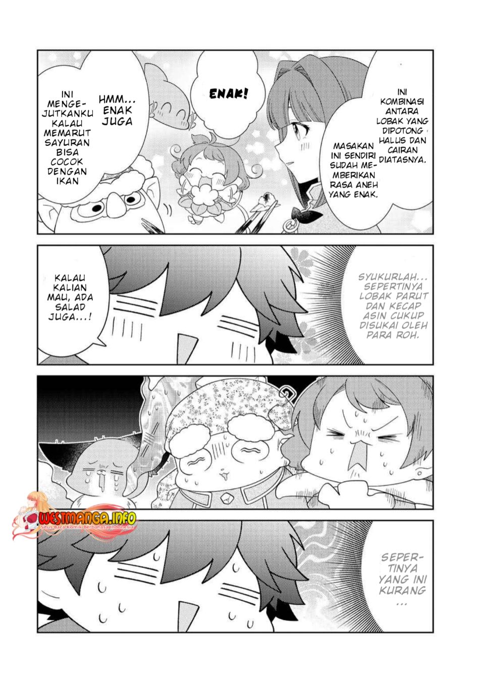 Seirei-tachi no Rakuen to Risou no Isekai Seikatsu Chapter 35 Gambar 17