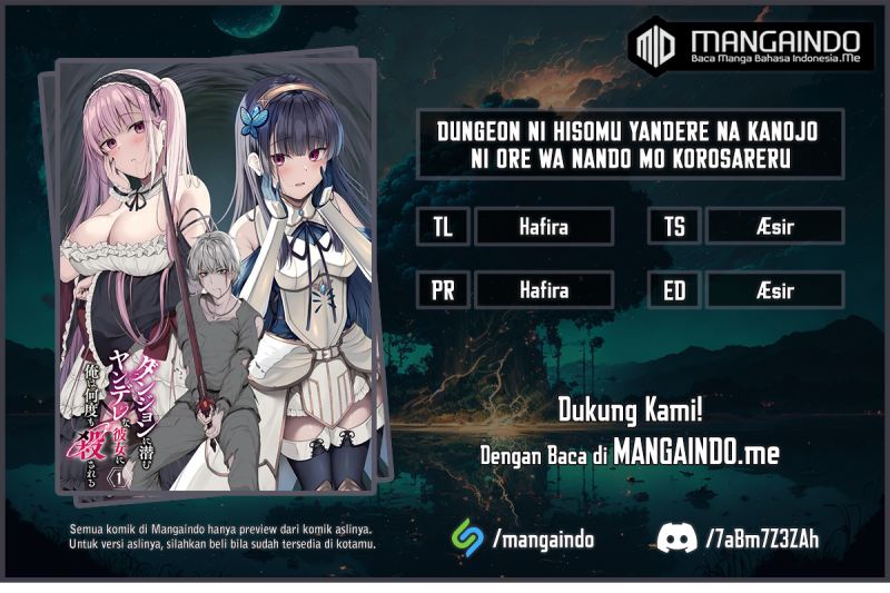 Baca Komik Dungeon ni Hisomu Yandere na Kanojo ni Ore wa Nando mo Korosareru Chapter 1.2 Gambar 1