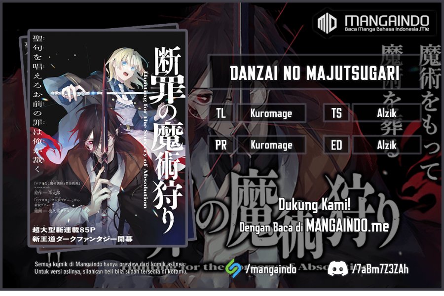 Baca Komik Danzai no Majutsugari Chapter 2.1 Gambar 1