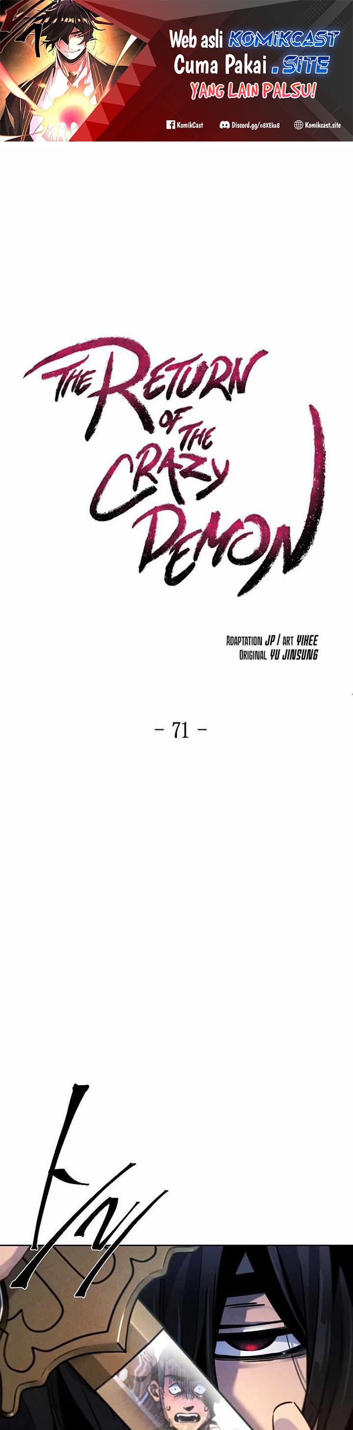 Baca Manhwa Return of the Mad Demon Chapter 71 Gambar 2