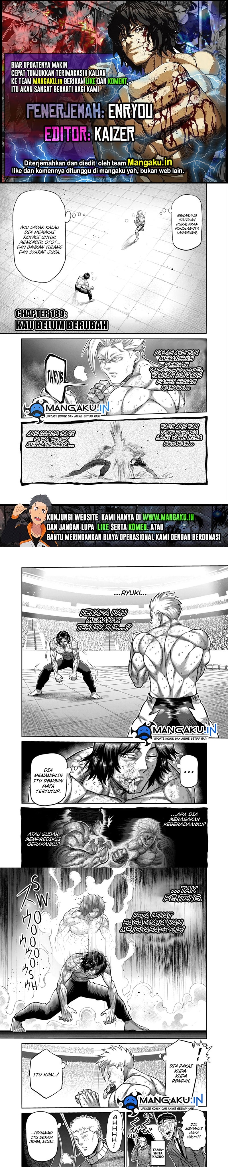 Baca Komik Kengan Omega Chapter 189 Gambar 1