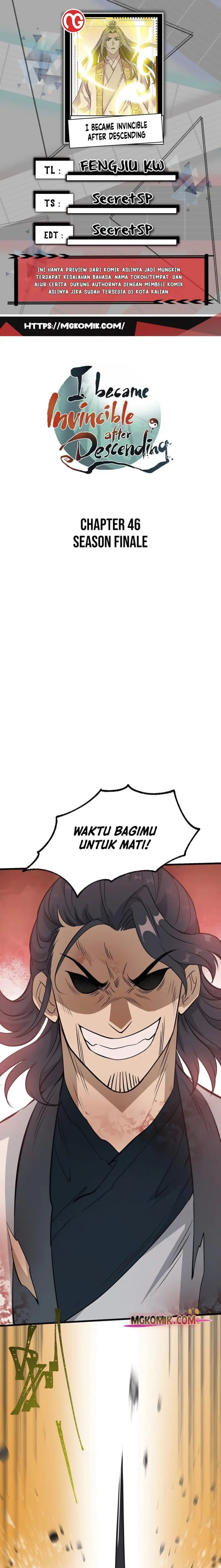 Baca Komik I Became Invincible After Descending Chapter 46 Gambar 1