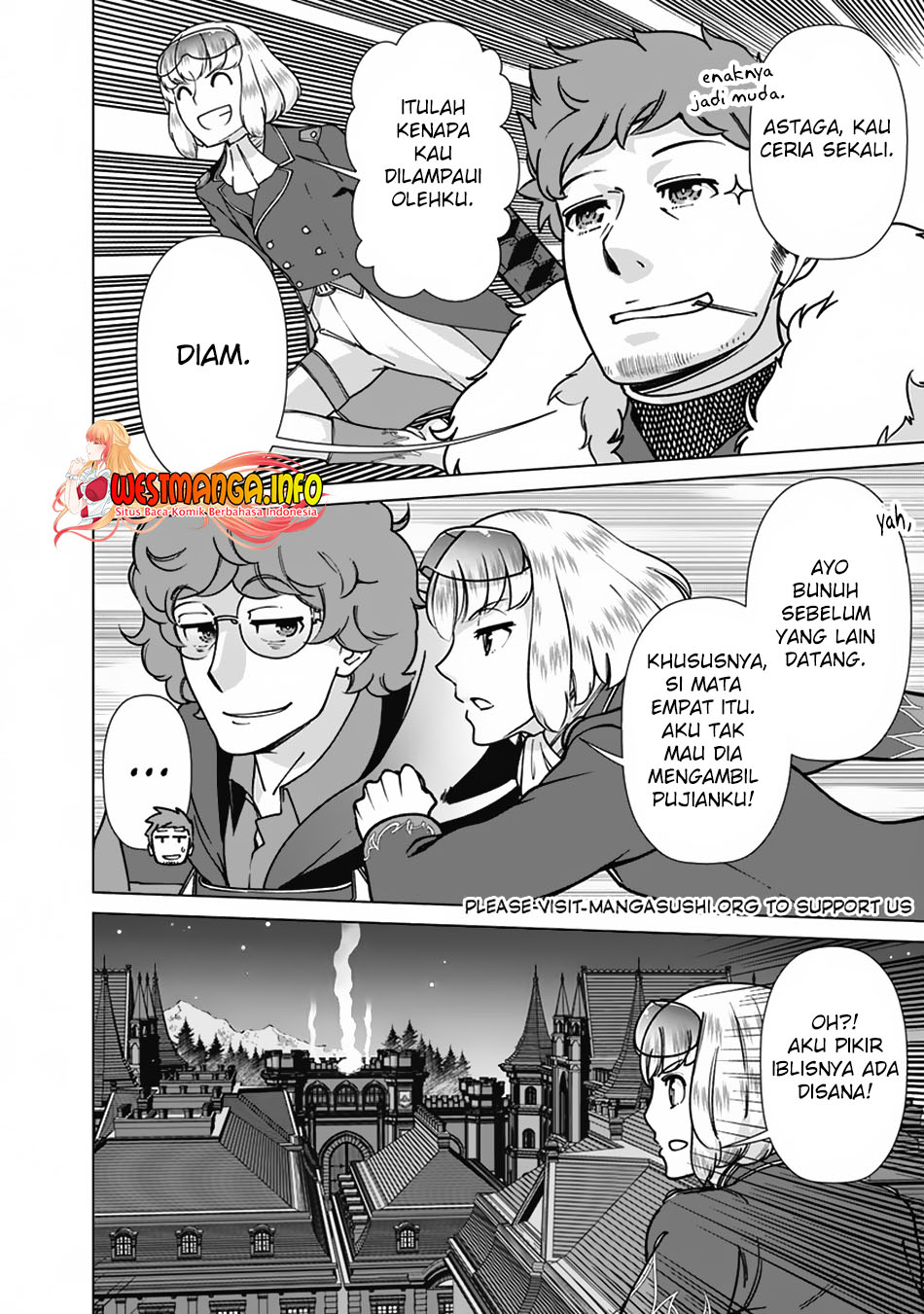 Rettou Me no Tensei Majutsushi Shiitage Rareta Moto Yuusha wa Mirai no Sekai o Yoyuu de Ikinuku Chapter 97 Gambar 12