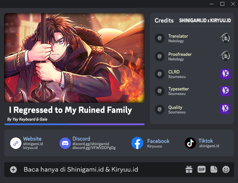 Baca Komik I Regressed to My Ruined Family Chapter 48 [End – S1] Gambar 1