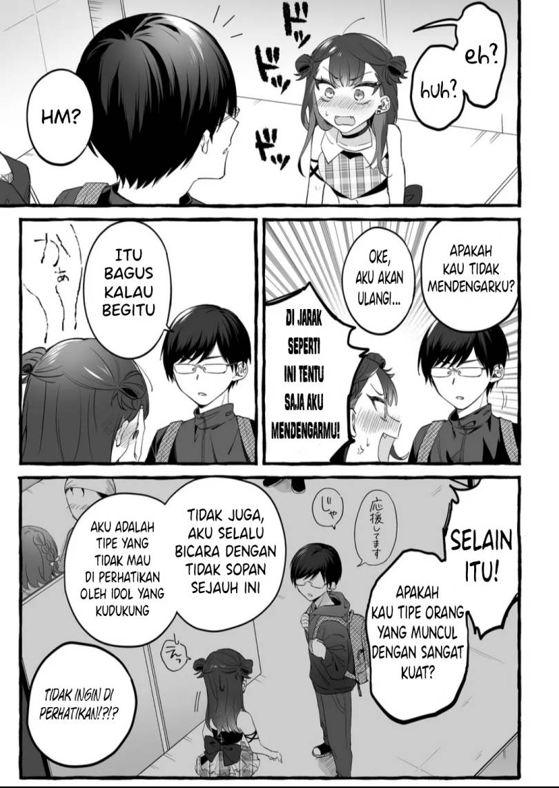 Damedol to Sekai ni Hitori Dake no Fan (Serialization) Chapter 1 bahasa Indonesia Gambar 10