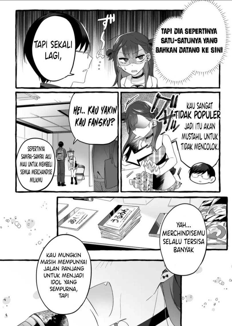 Damedol to Sekai ni Hitori Dake no Fan (Serialization)  Chapter 1 bahasa Indonesia Gambar 11