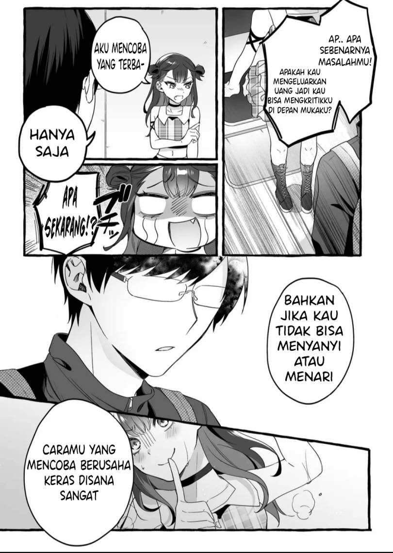 Damedol to Sekai ni Hitori Dake no Fan (Serialization)  Chapter 1 bahasa Indonesia Gambar 8