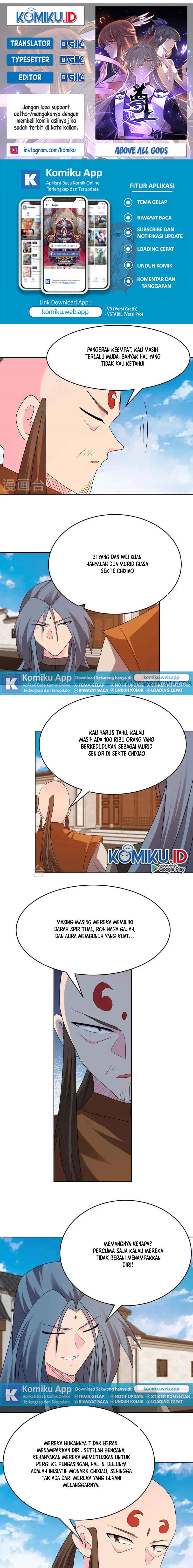 Baca Komik Above All Gods Chapter 446 Gambar 1