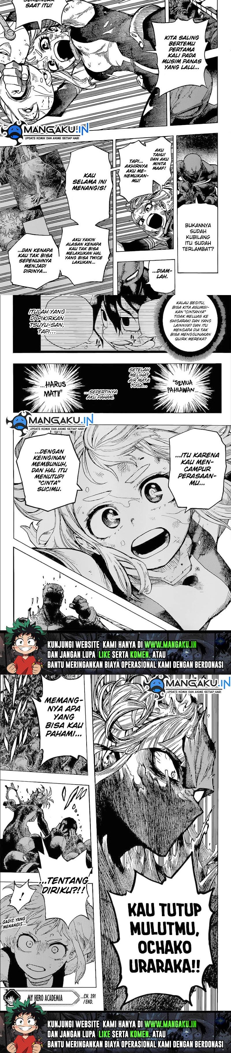 Boku no Hero Academia Chapter 391 Gambar 4