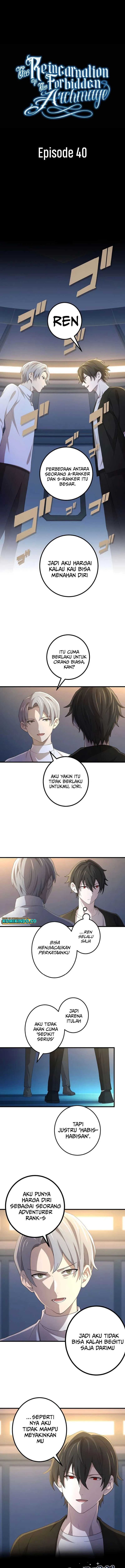 Baca Manhwa The Reincarnation of the Forbidden Archmage Chapter 40 Gambar 2